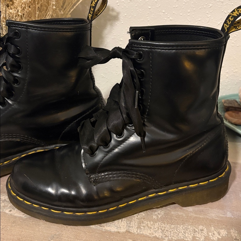 Black Dr. Marten 1460 Boots - Picture 5 of 8